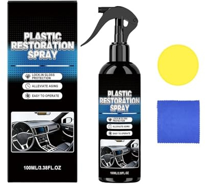 Generisch Kratzer Reparatur für Fahrzeuge,100ml anhaltender Glanz - Lackreiniger Spray entfernt Farbe,für Metall Armaturenbrett Van SUV Fahrer