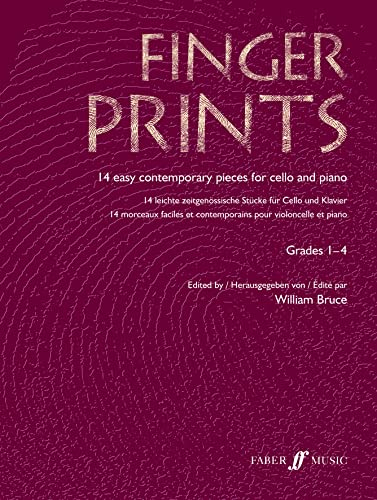 Fingerprints, Cello and Piano, Grades 1-4: Grade 1-4 (Faber Edition)