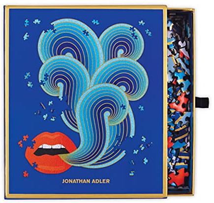 Jonathan Adler 750 Piece Lips Shaped Puzzle