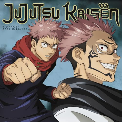JUJUTSU KAISEN 16 MONTH 2025 WALL CALENDAR