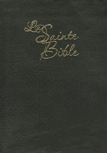 La Sainte Bible Segond 1910 - Noir, gros caractères, tranche or, souple, cuir