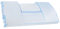 SPARES2GO Transparent Basket Front Drawer Cover for LEC TF23 Fridge Freezer