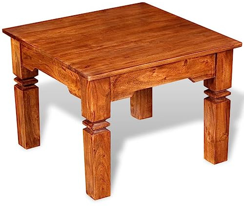 vidaXL Couchtisch Massivholz 60x60x45 cm