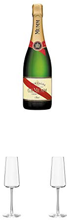 Mumm Cordon Rouge Champagner 0,75 Liter + Stölzle Power Champagnerkelch 1 Stück - 1590029 + Stölzle Power Champagnerkelch 1 Stück - 1590029