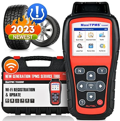 Autel MaxiTPMS TS508WF: 2025 WIFI Ver. of TS508 TPMS Programming Relearn Tool, Upgraded of TS508 TS601 TS501 TS408 TS401, 4 Modes Program MX-sensors, Activate/Relearn All Sensors, Full TPMS Services