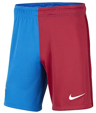 Nike Unisex Fc Barcelona, Saison 2021/22, Spielausrüstung, Home Kurze Hose, Soar/Noble Red/Pale Ivory, XL EU