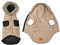 Hunde Winterjacke Hundemantel Kapuze Hundebekleidung Hundejacke Mantel Jacken (Beige, S)