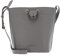 Coccinelle Lea Shoulder Bag Grained Leather Stone