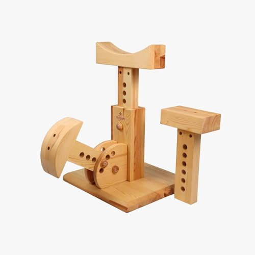 Iyengar Yoga-Stump-Set, rückbiegende Yoga-Requisiten, Holzrequisiten, iyengar Yoga-Stump-Set