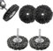 LINE10 Tools 5 Pack 3-inch Paint Stripping Disc Wheel for Drill Attachment, Paint Remover with 1/4-inch Shank, Durable Non-Woven Abrasive Stripper Tool for Metal Surface Prep, Rust Removal