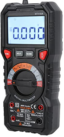 Digital-Multimeter Tester Volt Multimeter Volt Ohm Amperemeter Spannungsprüfer Multifunktions-Strommessgerät HT118A