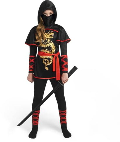 Spooktacular Creations Costume Ninja Ultimate Dragon pour fille