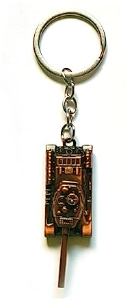 AXLorange Schlüsselanhänger Panzer T-34 Copper/Kupfer 1 Stück