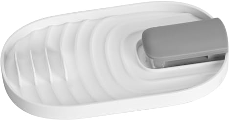 Spoon Rest Spoon Holder Multifunctional Utensil Rest Cooking Spoon Rest Kitchen Spatula Rack, for Kitchen Cooking Tools(White)