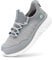 FitVille Scarpe da Camminata Donna Pianta Larga Leggere Sneakers Ginnastica Sportive Comode Scarpe da Passeggio Fitness Ammortizzate Grigio 39 EU X-Larga