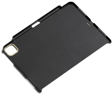 SATECHI iPad Pro Hülle 11 Zoll (1. Gen, 2. Gen, M1 und M2), Magnetische iPad PU-Hülle mit Ladefunktion für Apple Pencil 2, Kompatibel mit Apple Folio/Magic Keyboard, Schwarz