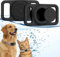 Ainiv Silikon Schutz Hülle, Wasserdicht Schutzhülle für AirTag, Kompatibel mit Apple Airtag GPS Finder Hundehalsband, Pet Loop Holder für AirTags, Tracking Finder Hunde und Katze Haustierzubehör