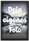 Wackadoo Bilderrahmen Holz mit eigenem Foto 40x50 cm (hoch) cm schwarz - Poster mit Wunschmotiv - Personalisiertes Geschenk - Wunschmotiv