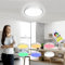 AufuN 60W LED Deckenleuchte Dimmbar mit Fernbedienung Wohnzimmer Lampe, RGB Farbwechsel Sternenhimmel LED Rund Deckenlampe, Einstellbar für Schlafzimmer Küche Kinderzimmer Wohnzimmer(Tye C)