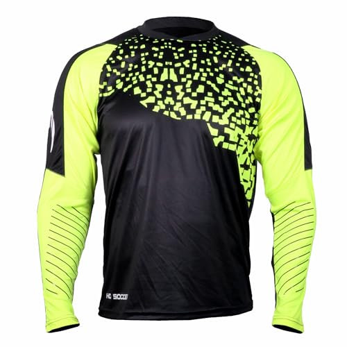 HO Soccer KONTROL Black/Lime Camiseta de Portero, Unisex Adulto, Negra/Lima, L