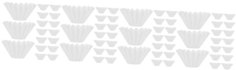 Ciieeo 200pcs Coffee Filter Paper Espresso Filter Papers Basket for Coffee Maker