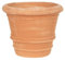 Biscottini Pot de plantes d'extérieur L30xPR30xH25 terre cuite toscane Made in Italy - Grands pots en terre cuite pour l'extérieur - Grand pot d'extérieur - Pots pour plantes d'extérieur