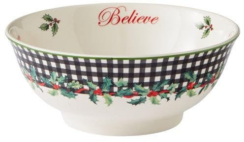 Spode Christmas Tree 6 Porcelain Bowl, 2024 Annual Collector Bowl - Holiday Dinnerware & Decorative Bowl, Holiday Winter Serving for All Parties & Occasions - For Snacks, Soup, Salads