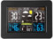 Stazione Meteo con Sensore Esterno, Stazione Meteo Digitale con iInterno Esterno Previsioni Meteo Temperatura e Umidità Dell'aria, Adattatore AC, LCD Display a Colori, Uso Interno ed Esterno (Nero)