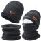 Axinyijia Wintermütze Schal Set für Herren - Beanie, Wollmütze, Loop Schal für Männer - Strickmützen Mit Fleece Gefütterte Mützen