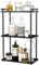 BETHOM 3 Tier Küchen Gewürzregal Standregale, Metall Regal Badezimmer Arbeitsplatte Organizer Stehend, Kosmetik Aufbewahrung für Vanity, Badezimmer, Küche, Wohnzimmer, Schlafzimmer (Schwarz)
