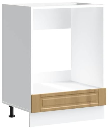vidaXL Herdumbauschrank Porto Artisan-Eiche Holzwerkstoff, Backofenschrank, Herdschrank, Ofenschrank, Küchenofenschrank, Küchenherdschrank