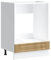 vidaXL Herdumbauschrank Porto Artisan-Eiche Holzwerkstoff, Backofenschrank, Herdschrank, Ofenschrank, Küchenofenschrank, Küchenherdschrank