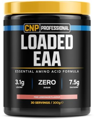 CNP Professional Loaded EAAs, Essential Amino Acids, BCAAs, Muscle Repair & Recovery Powder, 300g / 100g and 30/10 Servings, 12 Delicious Flavours (Pink Lemonade, 300g)
