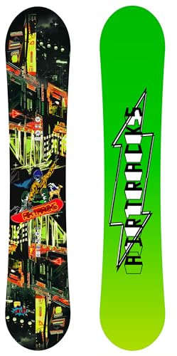 Airtracks Herren Snowboard Freeride Freestyle - RFun City Carbon Wide Hybrid Rocker 160 cm