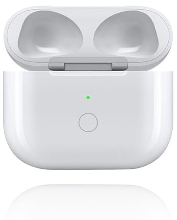 Uorker for AirPod Charging Case Replacement for AirPods 3rd Generation, Wireless Charger Case with Sync Button, Bluetooth Pairing, 620mAh Battery, Wired & Wireless Charging, No Earbuds Included