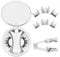 QUEWEL Magnetic-Eyelashes with Applicator, 1 Pair Upgrade Magnetic-Lashes No Glue or Eyeliner Needed, Reusable Eyelashes Magnetic Easy to Wear and Remove (Magnetic Lashes Style NZ-I)