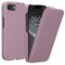 kalibri Funda con Tapa Ultra Fina Compatible con Apple iPhone 16e - Funda Protectora de Piel en Malva Pastel
