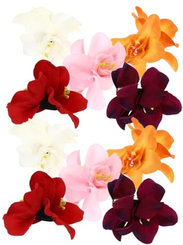 KAILIKETIY 10stücke Teiliges Kunstblumen Haarnadeln Mit Orchideen Für Hochzeiten Strandpartys Und Tägliches Styling Attraktive Haarclips