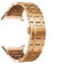 Jazoxy Cinturini in acciaio inossidabile per Samsung Galaxy Watch 7 Ultra 47mm No Gaps Bracelet Correa Watch 7 Ultra 47mm Wristband(Rose Gold)