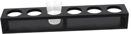 DIYEAH Soporte de Copa de Vino de Madera Resistente Organizador de Vasos Práctico y Compacto para Almacenamiento Barra y Cocina