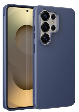 Belkin SheerForce Protect-Serie Magnetische Samsung Galaxy S26 Ultra Hülle, 4 m Aufprallschutz nach Militärstandard, Doppellagig, Handyhülle zum Induktiven Laden mit Qi2 Zertifiziert – Blau