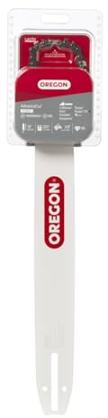 Oregon 16-Inch Replacement Chainsaw Bar and AdvanceCut Chainsaw Chain Combo, 56 Drive Links, 3/8 Pitch, .050 Gauge, Low Vibration (27857)