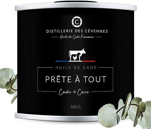 Distillerie des Cévennes - Huile de Cade Vraie - 500 g - Prête à l'emploi - La Seule Huile 100% Fabriquée et Distillée en France