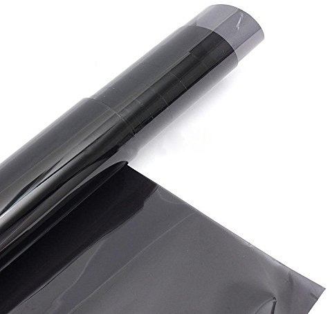 Mintice 50cm X 3m 15% schwarz pro Glasfenster Tönungsfolie Rollen Auto Zuhause Büro Fenstertönung