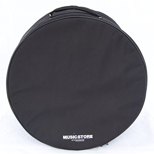 MUSIC STORE PRO II BassDrum Bag, Gepolsterte Tasche, 22 x 16, Nylon, Schwarz