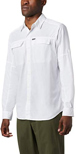 Columbia Herren Silver Ridge 2.0 Langarmhemd, Weiß, XXL