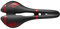 Selle San Marco ASPIDE Carbon FX - Sella Bicicletta da Corsa in Carbonio, Rivestimento in Microfibra Resistente, Performance Elevate - Taglia S2, Nero/Rosso