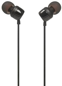 JBL In-Ear-Kopfhörer mit One-Knopf-Fernbedienung | JBL Reiner Bass-Sound, 1-Tasten-Fernbedienung mit Mikrofon, verwicklungsfreies Flachkabel