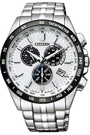 CITIZEN Orologio CITIZEN Collection CB5874-90A [Citizen Collection Eco-Drive Radio Controlled Watch Direct Flight Chronograph] Orologio spedito dal Giappone, bianco