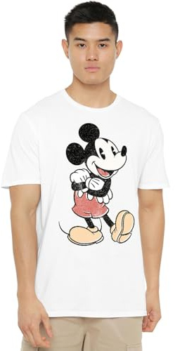 Disney Mickey Showtime Unisex T Shirt, Grey Heather, XX-Large